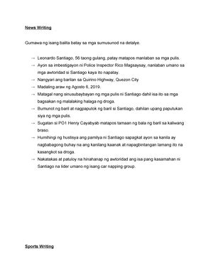 paano sumulat ng balita journalism|News Writing 2 .